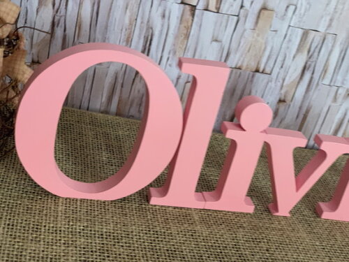 Nomes para Nicho de mdf Letra Bastão Decoração Bebê