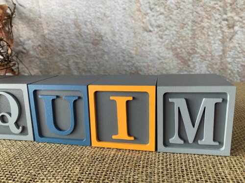 Nomes Personalizados em Cubos 6x6cm Ts