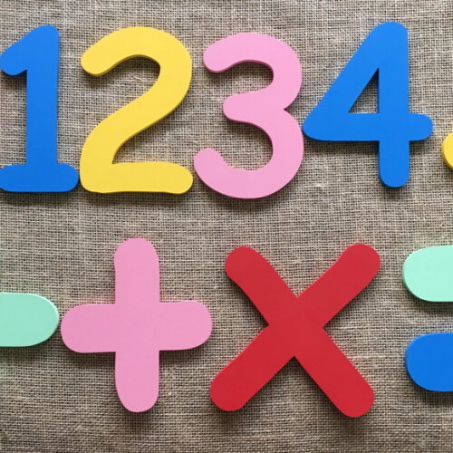 Numerais e Símbolos Matemáticos para Parede