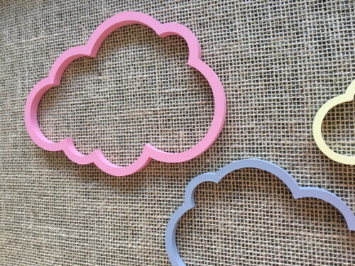 Nuvem Vazada de Parede- Trio Candy Color