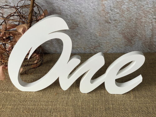 Palavras em mdf - One