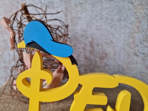 PATO DONALD Letras Decorativas Disney