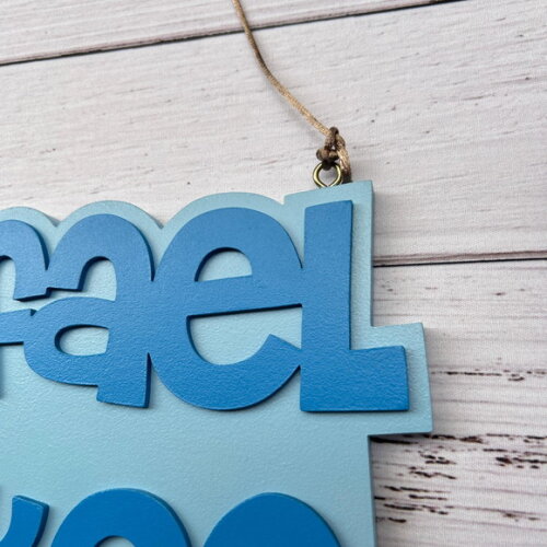 Porta de Maternidade Nome Composto - Decoração Bebê