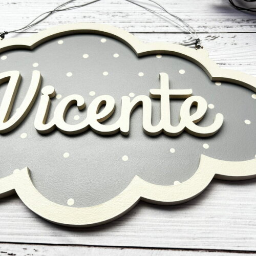 Porta de Maternidade Nome Composto - Decoração Bebê
