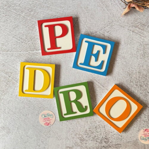 Quadro Toy Story Nome de Parede 10x10cm