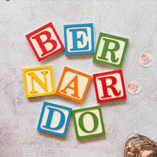 Quadro Toy Story Nome de Parede 10x10cm