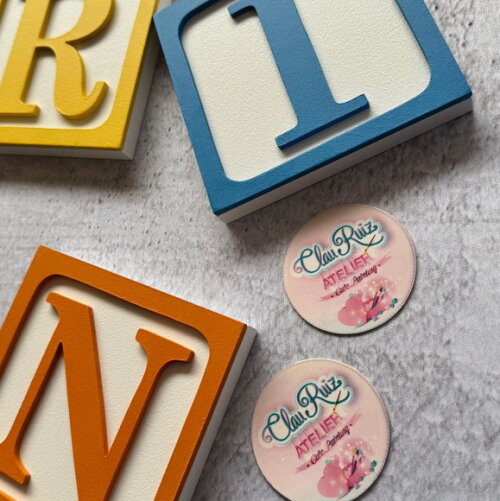 Quadro Toy Story Nome de Parede 10x10cm