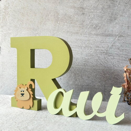Nome em MDF Personalizado para Quarto de Bebê Letras Decorativas