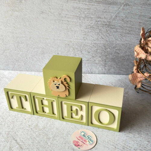 Safari Cubos 6x6cm - Decoração Bebè