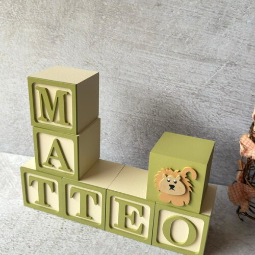 Safari Cubos 6x6cm - Decoração Bebè