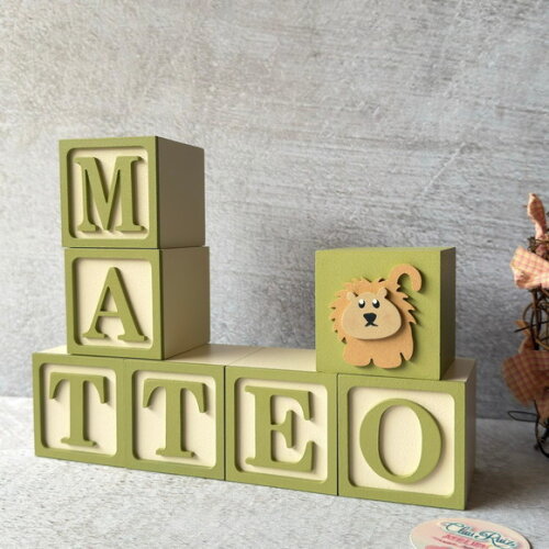 Safari Cubos 6x6cm - Decoração Bebè