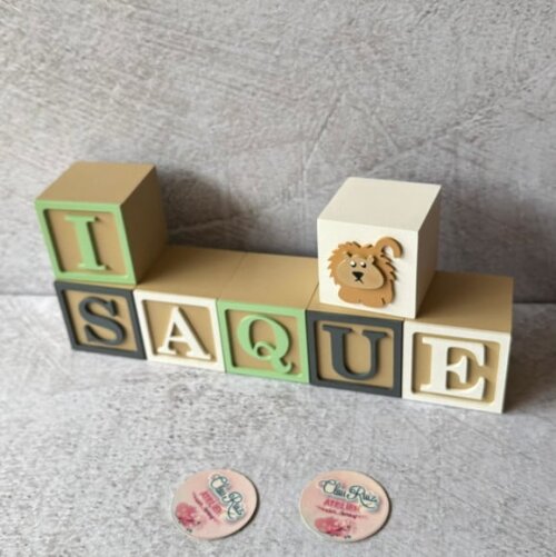 Safari Cubos 6x6cm - Decoração Bebè