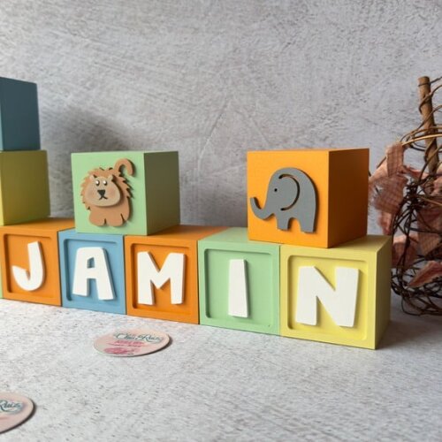 Safari Cubos 6x6cm - Decoração Bebè