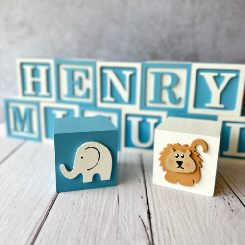 Safari Cubos 6x6cmts - Decoração Bebè