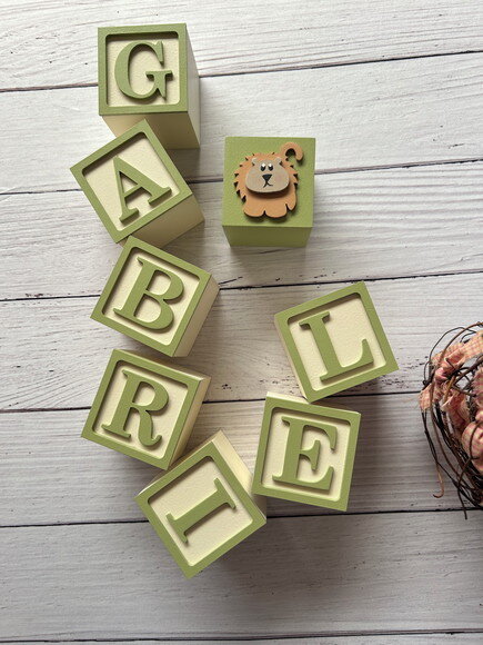 Safari Cubos 6x6cmts - Decoração Bebè