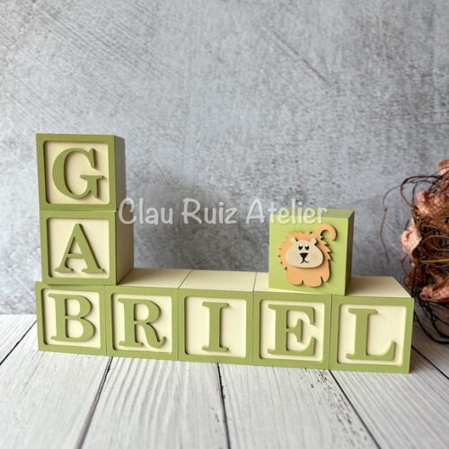 Safari Cubos 6x6cmts - Decoração Bebè