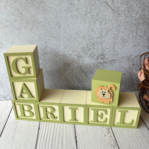 Safari Cubos 6x6cmts - Decoração Bebè