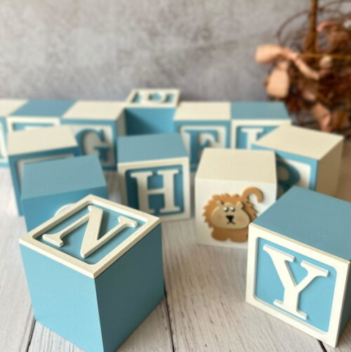 Safari Cubos 6x6cmts - Decoração Bebè