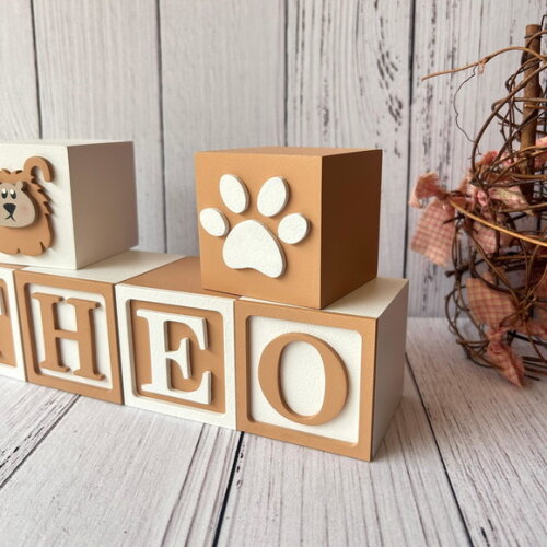Safari Cubos 6x6cmts - Decoração Bebè
