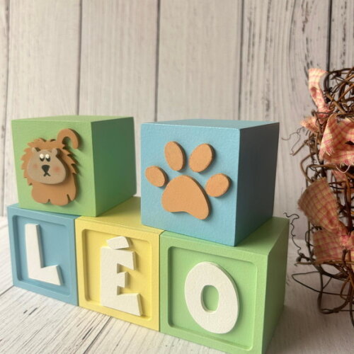 Safari Cubos 6x6cmts - Decoração Bebè