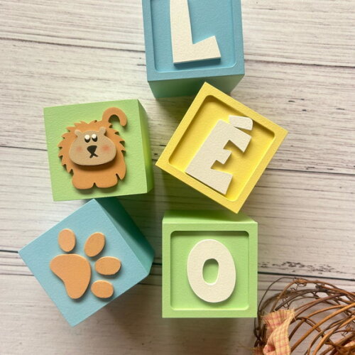 Safari Cubos 6x6cmts - Decoração Bebè