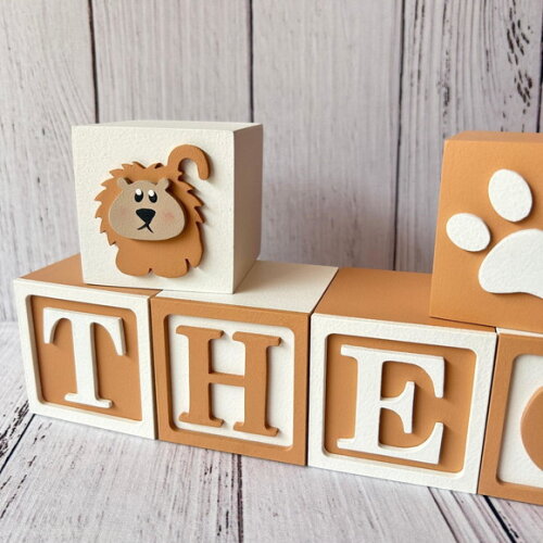 Safari Cubos 6x6cmts - Decoração Bebè