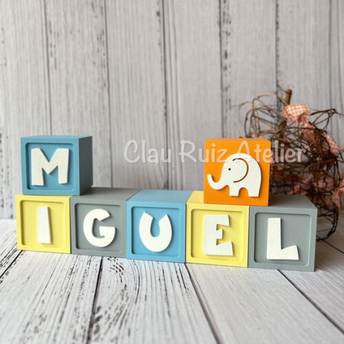 Safari Cubos 6x6cmts - Decoração Bebè