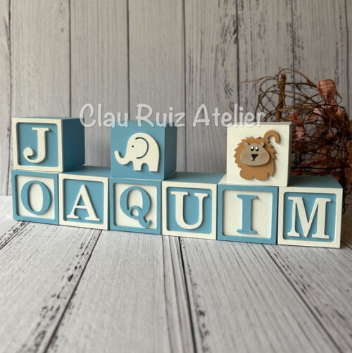 Safari Cubos 6x6cmts - Decoração Bebè