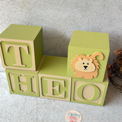 Safari Cubos Personalizados 10x10cm