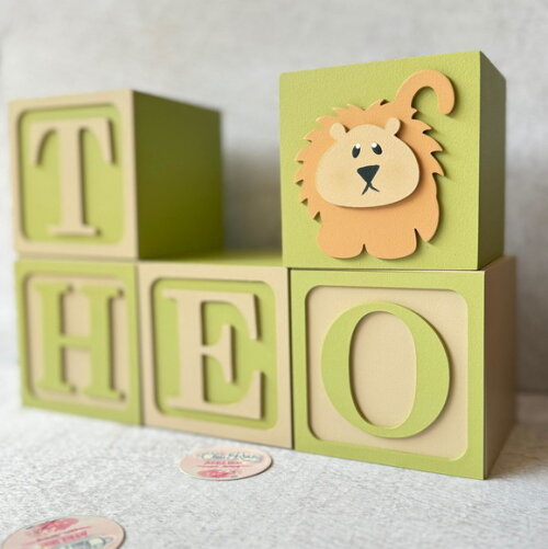 Safari Cubos Personalizados 10x10cm