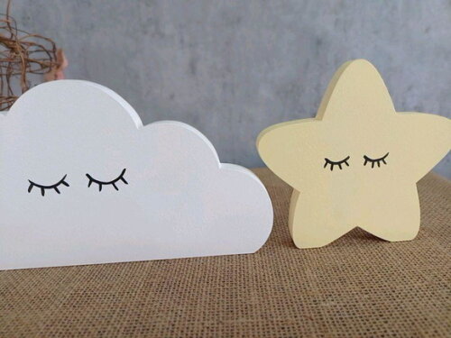 Sleepy Eyes Nuvem Estrela Lua 10cm