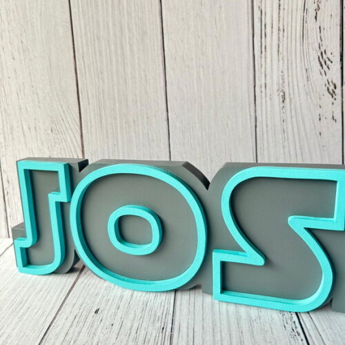 Letras Decorativas Personalizadas em MDF para Quarto de Bebê e F