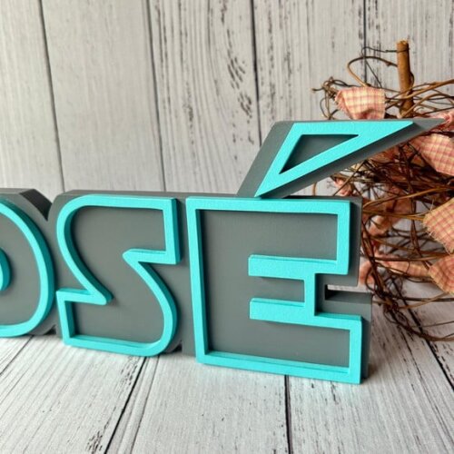 Letras Decorativas Personalizadas em MDF para Quarto de Bebê e F