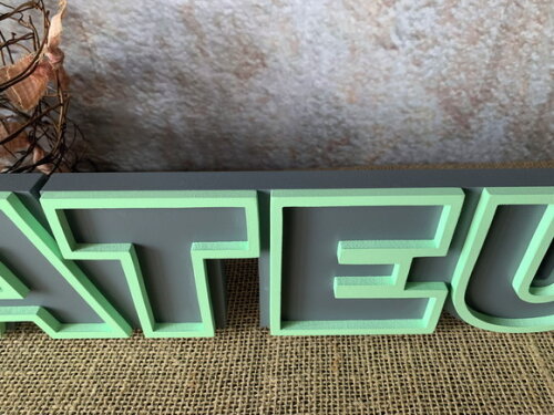 Letras Decorativas Personalizadas em MDF para Quarto de Bebê e F