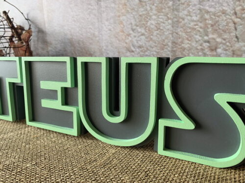 Letras Decorativas Personalizadas em MDF para Quarto de Bebê e F