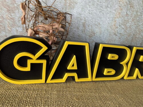 Letras Decorativas Personalizadas em MDF para Quarto de Bebê e F
