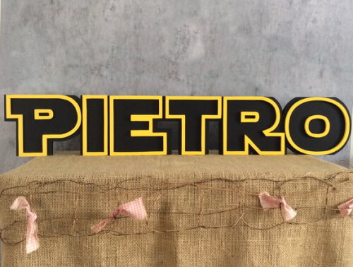 Letras Decorativas Personalizadas em MDF para Quarto de Bebê e F
