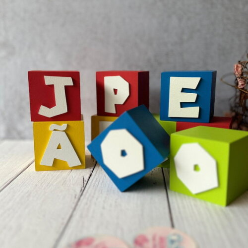 Super Mário Bros Cubos 6x6cm Decoração de Festa Infantil