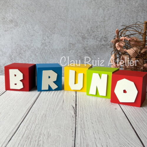 Super Mário Bros Cubos 6x6cm Decoração de Festa Infantil