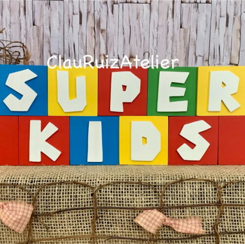 Super Mário Bros Cubos 6x6cm Decoração de Festa Infantil
