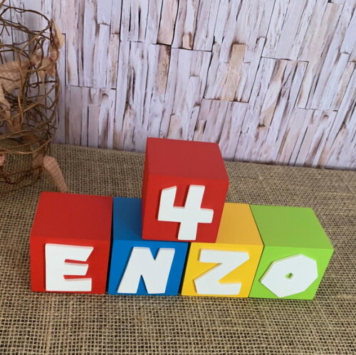 Super Mário Bros Cubos 6x6cm Decoração de Festa Infantil