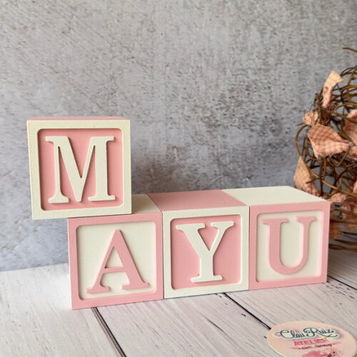 Tons Pastel Cubos 6x6cm Ts- Decoração Bebê