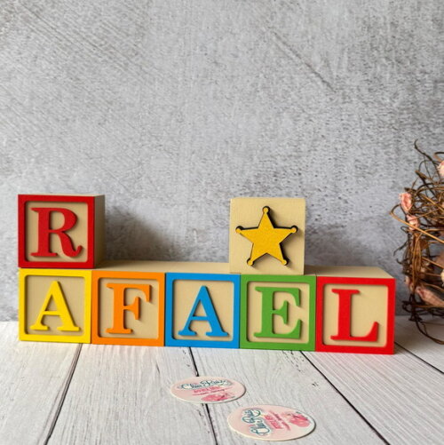 Toy Story 6x6cm Decoração de Festa Infantil Quarto de Bebê