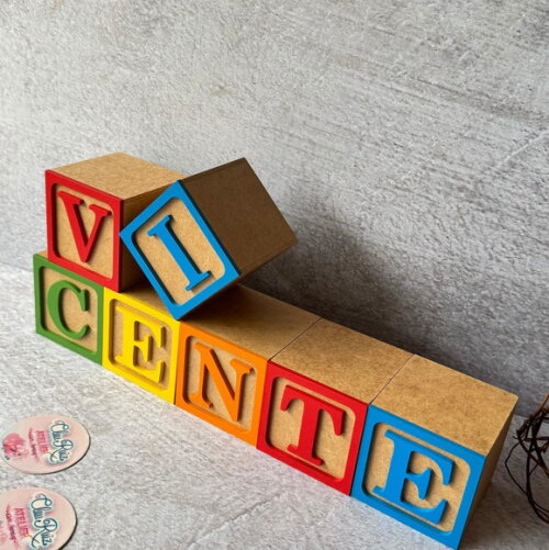 Toy Story Cubo6x6cm Cor Natural- Festa e Quarto de Bebê