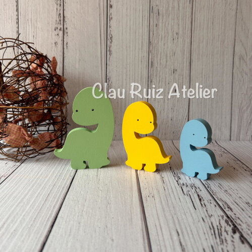 Trio de Dinossauros Baby- Decoração Bebê