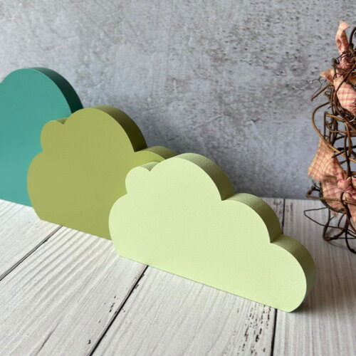 Trio de Nuvens - Decoração Bebê