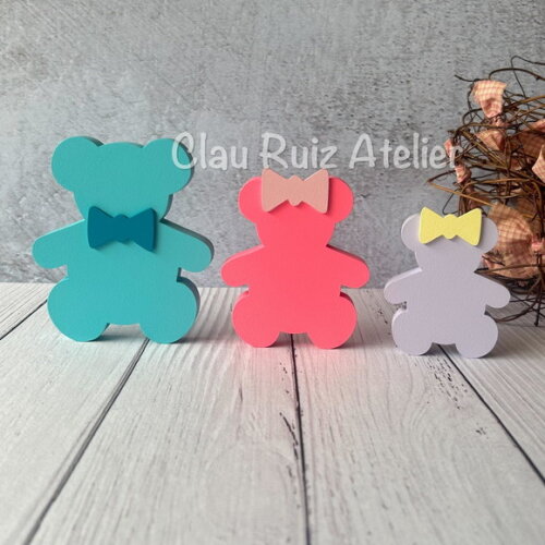 Ursos Trio Decoração Bebê
