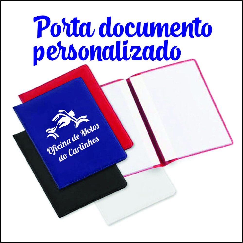 1000 porta documento horizontal ou vertical personalizado