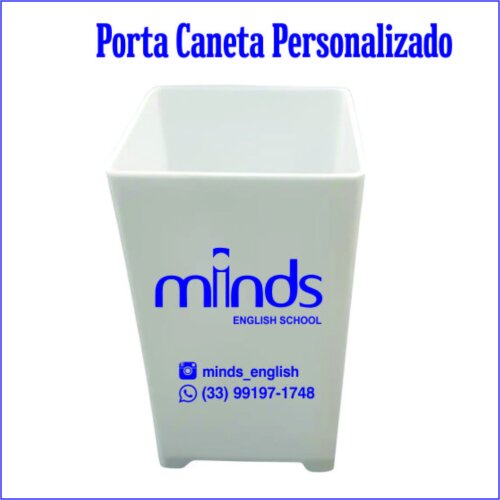 50 porta caneta personalizado