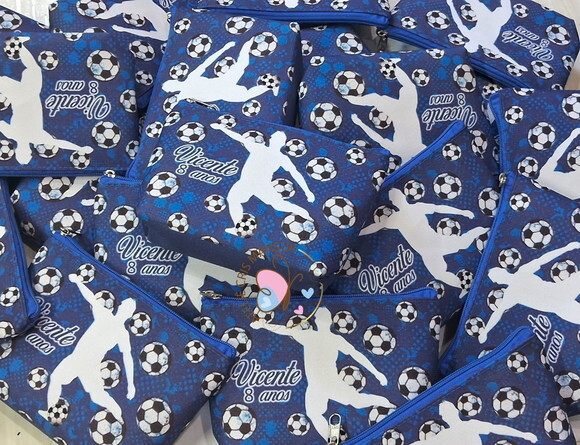 Lembrancinha de Futebol- Necessaires Personalizada